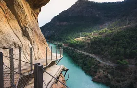 Caminito del Rey guided tour with shuttle bus from El Chorro