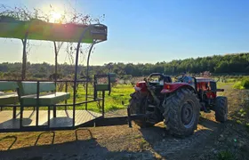 Organic farm visit with local lunch and trailer ride in Turkey