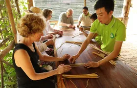 Day-time Bamboo weaving & Cooking Classes join-in