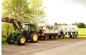 Vineyard tour in covered wagon with wine tasting near Stuttgart