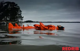 Survival suit floating experience