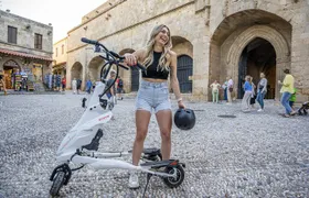 Explore the Medieval city of Rhodes on scooters - 2 hours