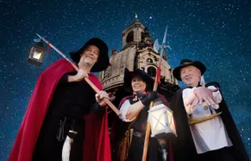 Guided night watchman walking tour in Dresden with nightcap