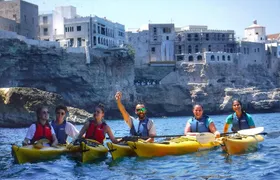 POLIGNANO Kayak Tour + swimming stop in cave