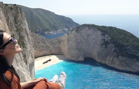 Zakynthos : One day small group tour to Navagio beach Blue Caves & top view 