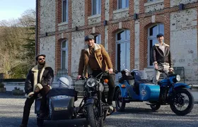 Half Day tour in Vintage Sidecar Motorcycle from le Havre or Honfleur