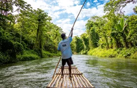 Martha Brae rafting and Luminous Lagoon tour with dinner