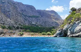 Karpathos best beaches boat cruise with optional transportation