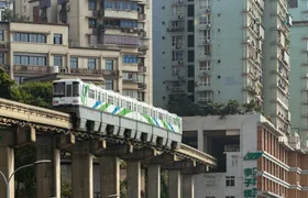Chongqing light rail journey through the 8D Magic City