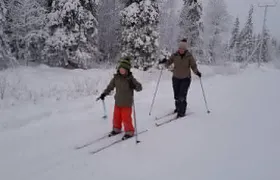Cross-country skiing at Pyhä-Luosto