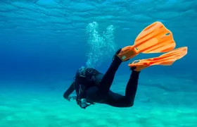Scuba diving in the Karpathos, Greece