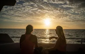 Combo sunset and manta ray snorkel experience