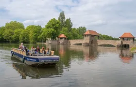 Leipzig city sightseeing cruise by motorboat