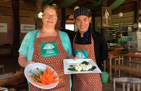 Fruit and Vegetable Carving Class with Master Chef at Sukho Cuisine in Koh Lanta