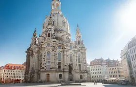 Dresden walking tour with interior visit of the Frauenkirche and Zwinger tour