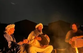 Sahara Adventure with Berber Guide 3 - day 2 - night (Fixed Camp)