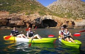 Kayak Dénia "Cova Tallada" + Snorkeling + Speleology