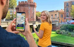 Self-guided digital scavenger hunt in Perpignan