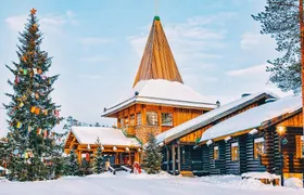 Santa Claus village guided tour with local Finnish buffet