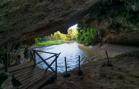  Tham Lod Cave & Pre-Historical Tomb & Bamboo Bridge