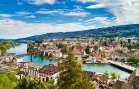 Schaffhausen city highlights walking tour with a local
