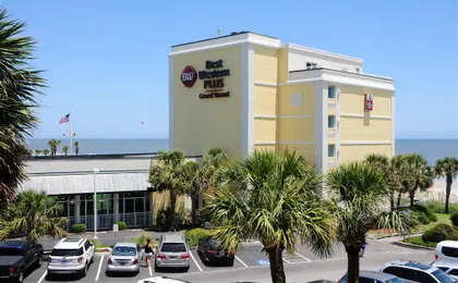 Oceanfront Building overlooking the beach. (1 of 2 building options)