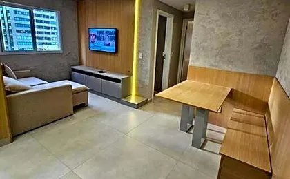 apartamento em prédio de luxo