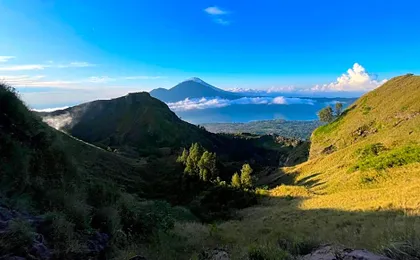 Batur lake view