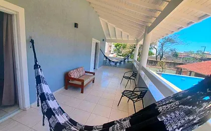 Piscina Aquecida, 5 suítes, Bilhar, Varanda Gourmet, 100mts mar