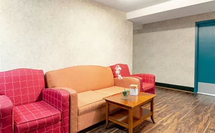 Hotel lounge area