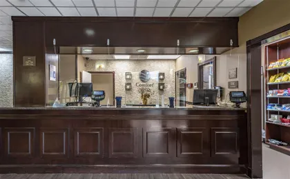 Front desk with friendly staff