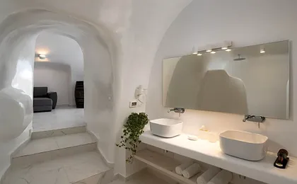 White Concept Caves