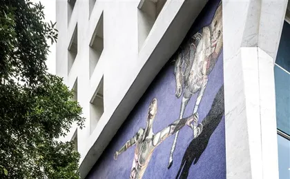 Chintan UpadhyayG s Mural at Entrance hero