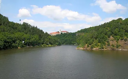 Cyklochata - Vranovská přehrada