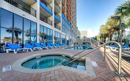 Heated Pools, Heated lazy river, 3 hot tubs-Privately owned Oceanfront renovated condo on 12th floor