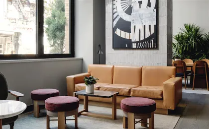 Seating area at Bar and Lounge at Nearly Ninth