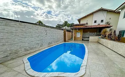Apto Térreo a 900m da Barraca do Gaúcho, condomínio com piscina e área Gourmet