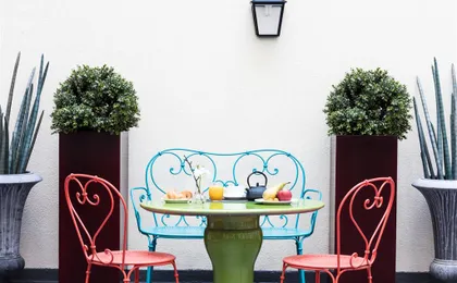 Outside - courtyard