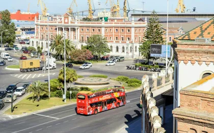 48-hour Cádiz hop-on hop-off tour with optional Cathedral ticket
