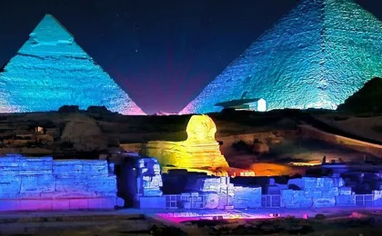 Sound and light Show at the Pyramids With Pick up