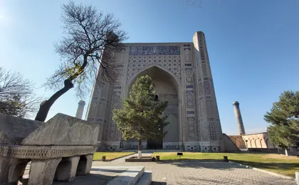 Online Sightseeing Tour in Samarkand: Registan and Bibi Khonum Mosque, Chinese Language