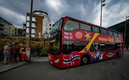 City Sightseeing hop-on hop-off bus tour of Stavanger