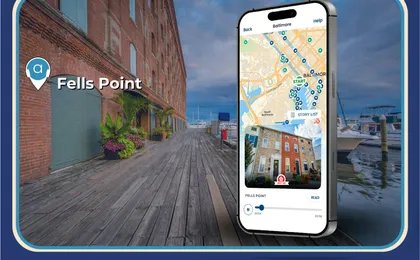 Historical Baltimore self-driving audio tour