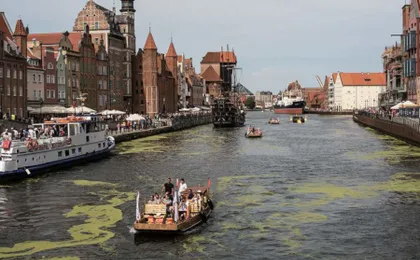 Gdansk city cruise in a traditional Polish boat