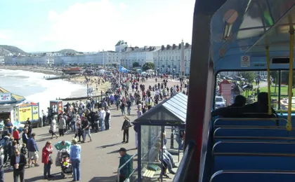 City Sightseeing hop-on hop-off bus tour of Llandudno