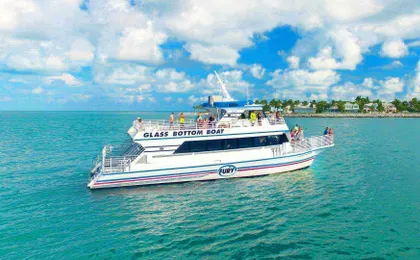 Key West day trip with glass bottom boat ride