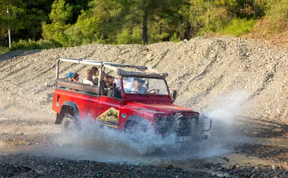 Marmaris 4x4 sunset safari with beach barbecue