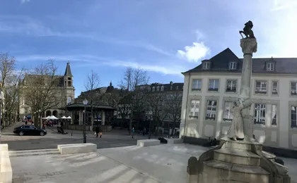 Luxembourg romantic exploration game and tour