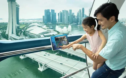 Singapore Flyer observation wheel and Time Capsule entry tickets
