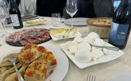 Visit to Masseria Cappella with mozzarella and bread making workshop